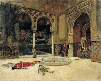 De moord op de Abencerrajes door Marià Fortuny Marsal