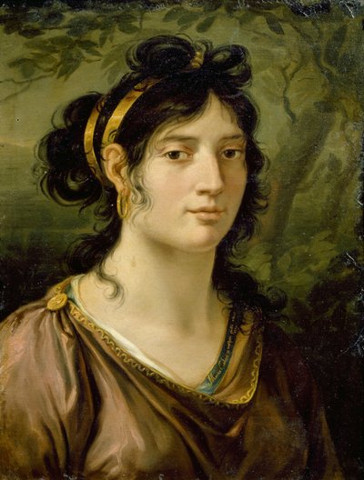 Zelfportret door Maria Callani (1778-1803) door Maria Callani