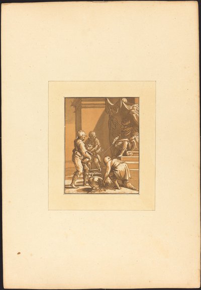 Romeins Offer door Maria Catharina Prestel after Abraham Bloemaert