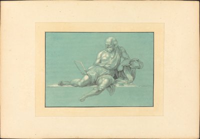 Diogenes door Maria Catharina Prestel after Giorgio Vasari after Raphael