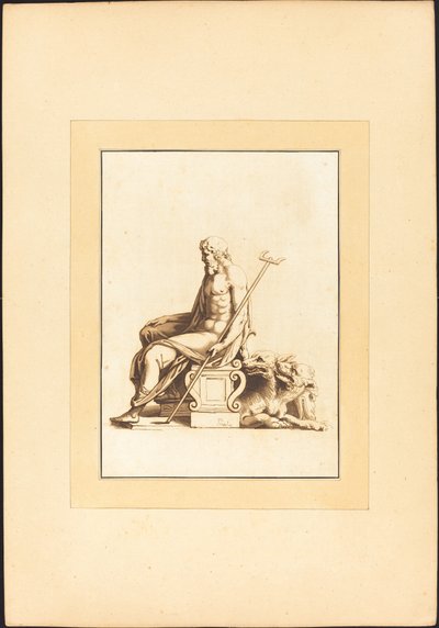 Pluto door Maria Catharina Prestel after Giulio Romano
