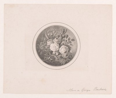 Bloemen in een vaas door Maria Geertruida de Goeje Barbiers (attributed to)