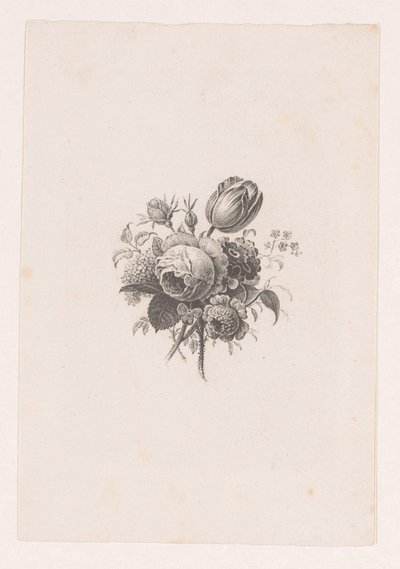 Boeket door Maria Geertruida de Goeje Barbiers (attributed to)