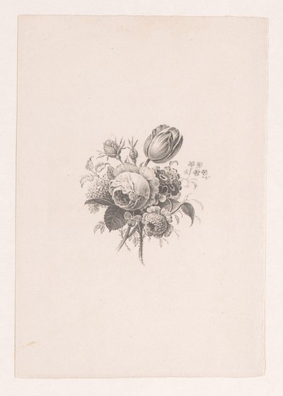 Boeket door Maria Geertruida de Goeje Barbiers (attributed to)