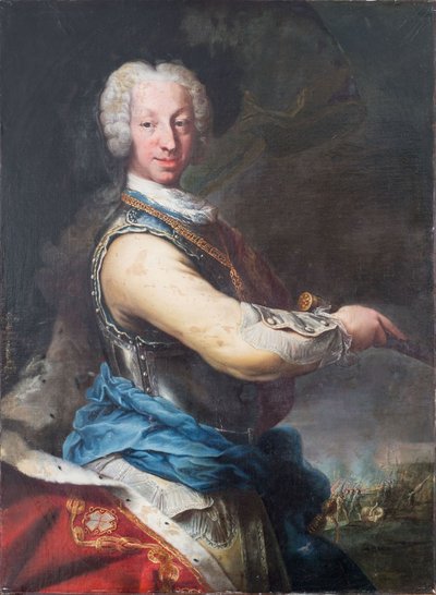 Portret van Karel Emmanuel III door Maria Giovanna Clementi