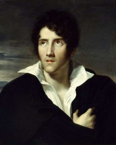 Alessandro Manzoni (1785 - 1873) - Schilderij door Marie Cosway door Maria Hadfield Cosway