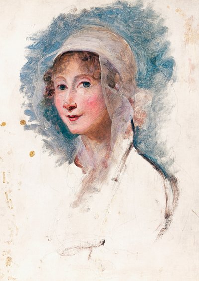 Portret van Giulia Bonesana Beccaria door Maria Hadfield Cosway