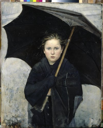 De Paraplu door Maria Konstantinova Bashkirtseva