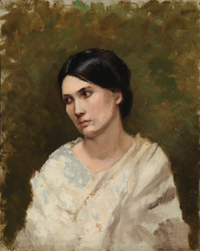 Portret van een vrouw door Maria Martinau