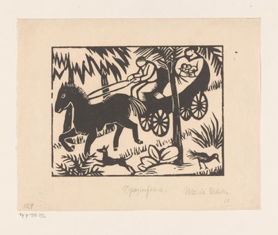 Spazierfahrt door Maria Uhden (signed by artist)