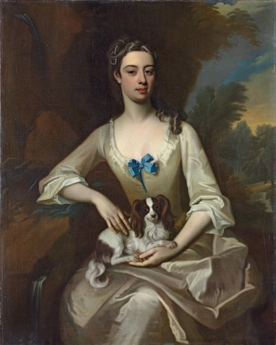Portret van een dame door Maria Verelst