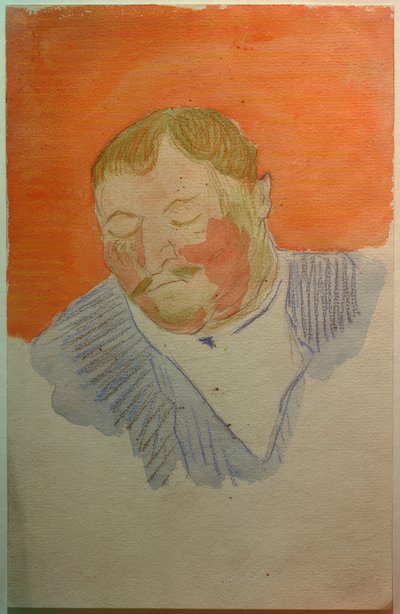 De oude man door Marianne von Werefkin