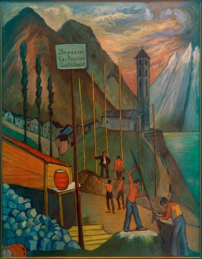 De nieuwbouw door Marianne von Werefkin
