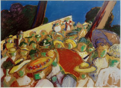 De menigte door Marianne von Werefkin