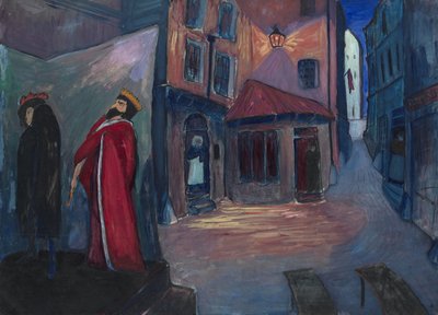 In de nacht... door Marianne von Werefkin