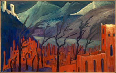 Rode Stad door Marianne von Werefkin