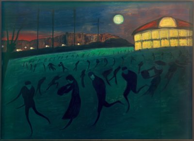 Schaatsers door Marianne von Werefkin