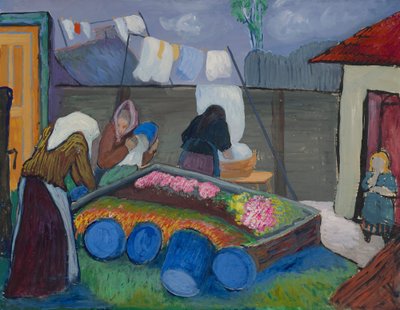 Wasvrouwen door Marianne von Werefkin