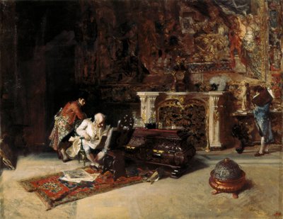 De Gravureverzamelaar door Mariano Fortuny y Marsal