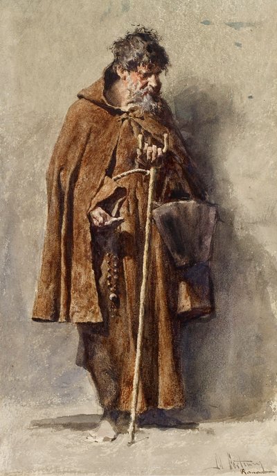 Der Bettler door Mariano Fortuny