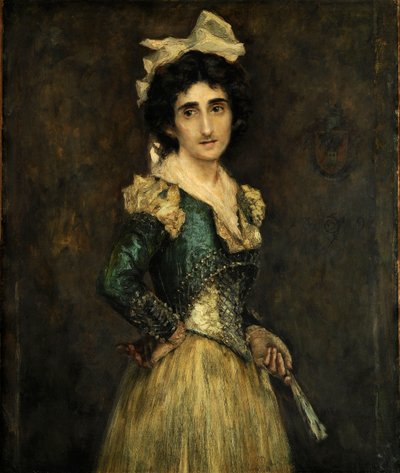 Portret van Maria Luisa Fortuny, 1893 door Marià Fortuny