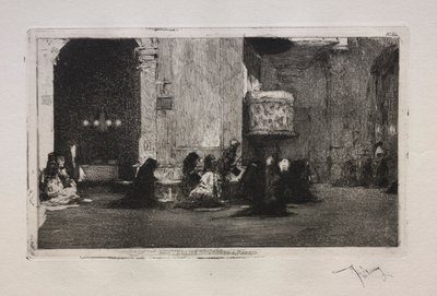 Eglise St. Joseph in Madrid door Mariano José María Bernardo Fortuny y Carbó