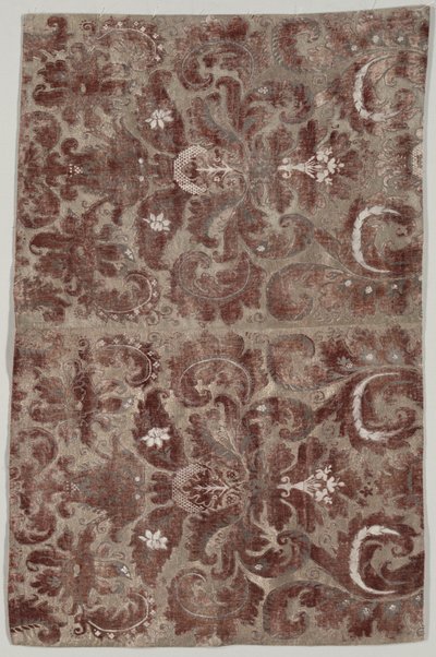 Twee Samengevoegde Panelen van "Fortuny Geschilderd Fluweel" door Mariano Fortuny y Madrazo