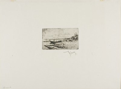 De visser door Mariano Fortuny y Marsal