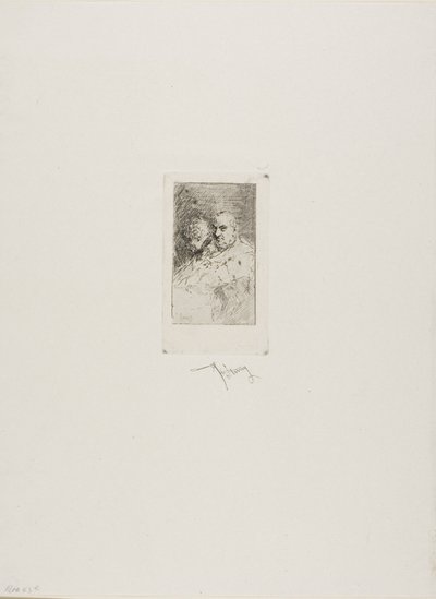 Twee kardinalen door Mariano Fortuny y Marsal