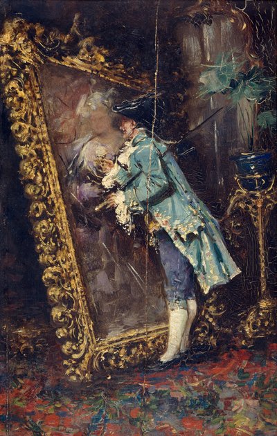 Kunstliefhebber door Mariano José María Bernardo (1838 74) Fortuny y Carbó