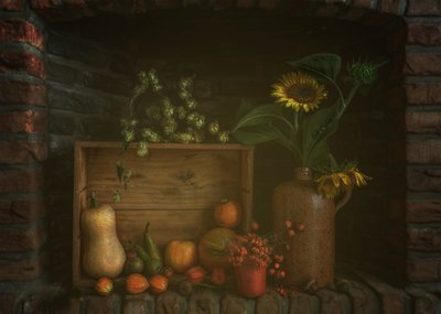 Rustiek herfststilleven door Marie-anne Stas