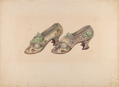 Damesschoenen, ca. 1939 door Marie Alain