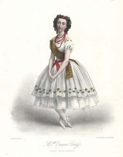 Franse balletdanseres Emma Livry in Felicien David