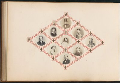 Het Madame B Album, 1870s door Marie Blanche Hennelle Fournier