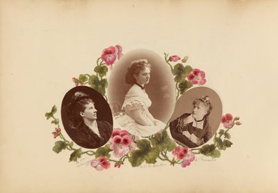 Het Madame B Album, 1870s door Marie Blanche Hennelle Fournier