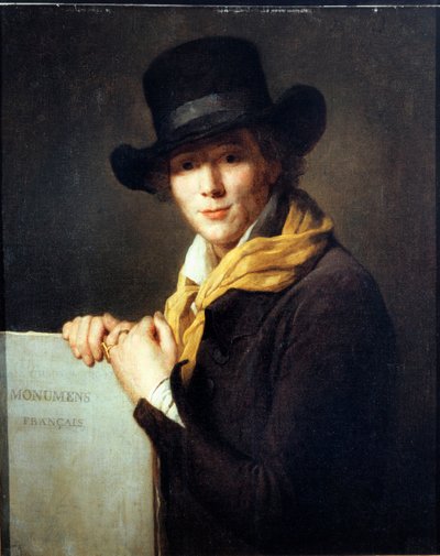 Portret van Alexandre Lenoir 1761-1839, 1796 door Marie Genevieve Bouliard