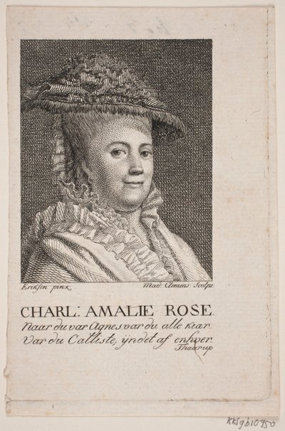 Charlotte Amalie Rose door Marie Jeanne Clemens