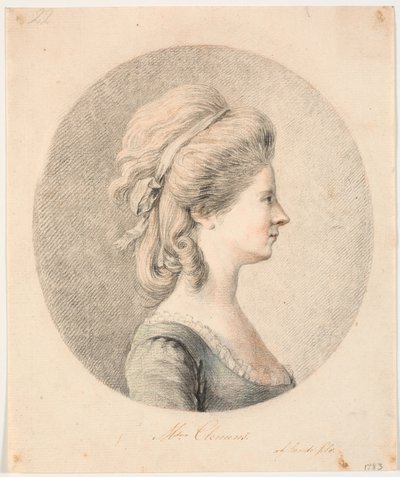 Zelfportret van de kunstenares door Marie Jeanne Clemens