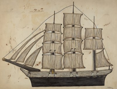 Pa. Duits Schip, 1938 door Marie Lutrell