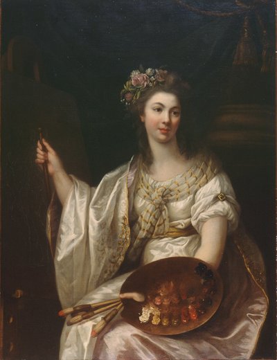 Frans: Allégorie de la peinture Allegorie van de schilderkunst door Marie Victoire Lemoine