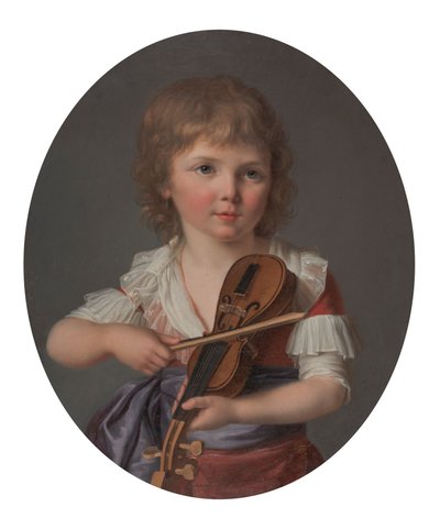 Meester Henri Gabiou speelt viool door Marie Victoire Lemoine