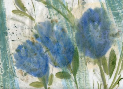 Blauwe bloemen, 2020 door Marina Falco