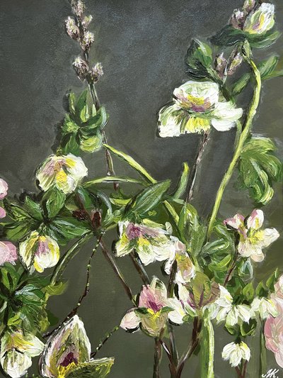Sierlijke winterbloemen door Marina Kozyr