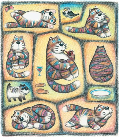Dag van een Kat door Marina Leskova