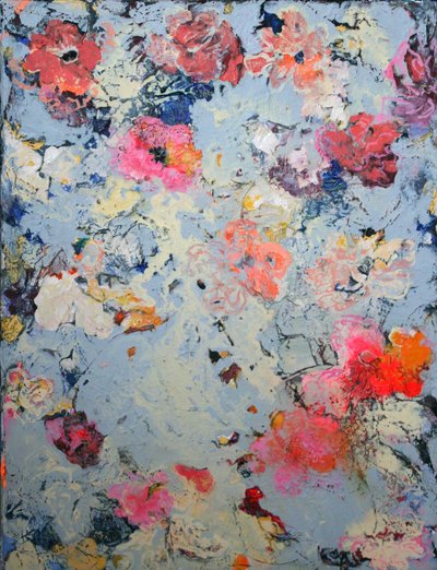 Levendige abstracte bloemen door Marina Nelson