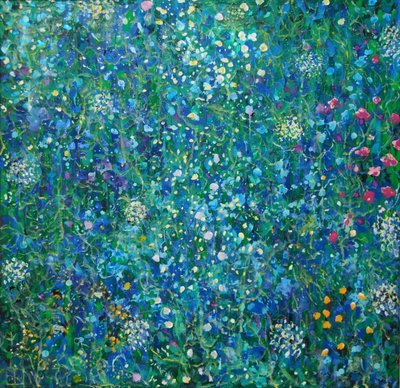 Kleurrijke bloemenweide door Marina Nelson