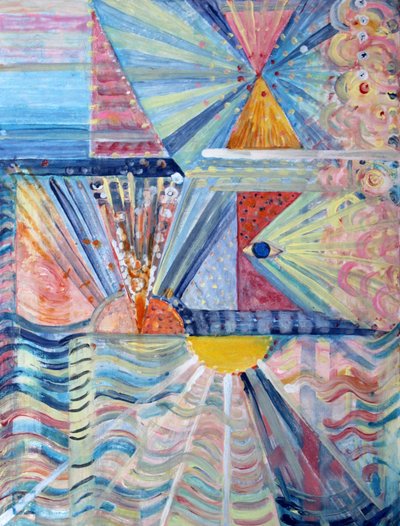 Levendige zonreflecties door Marina Nelson