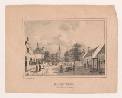 Dorpsgezicht te Amerongen door Marinus Adrianus van Straten