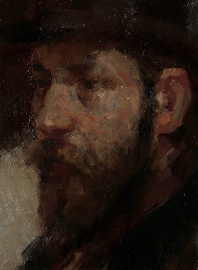 Portret van de kunsthandelaar E.J. van Wisselingh door Marinus van der Maarel