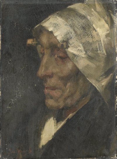 Vissersvrouw door Marinus van der Maarel